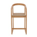 Ubud Natural Teak Indoor/Outdoor Bar Stool - Sweatfully