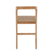 Ubud Natural Teak Indoor/Outdoor Bar Stool - Sweatfully