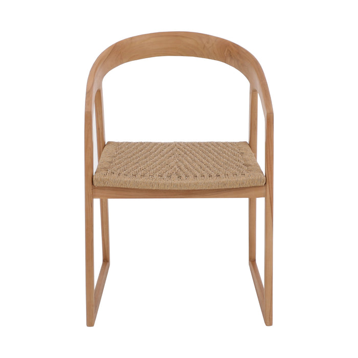 Ubud Natural Teak Dining Chair - Sweatfully