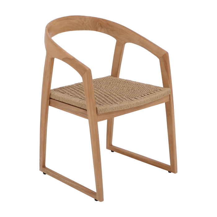 Ubud Natural Teak Dining Chair - Sweatfully