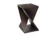 Remington Dark Teak Shower and Bath Twisted Stool - Sweatfully