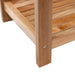 Bali Natural Teak Shower and Bath Spa Bench with Shelf - 35" - Sweatfully