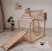 Wooden Climbing Playhouse - Sweatfully
