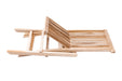 Telluride Teak Outdoor Patio Folding Chair - Sweatfully