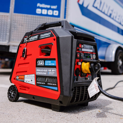 4500 Watt Inverter Generator Electronic Fuel Injection EFI Super Quiet Portable Gas Power Professional Use - Sweatfully