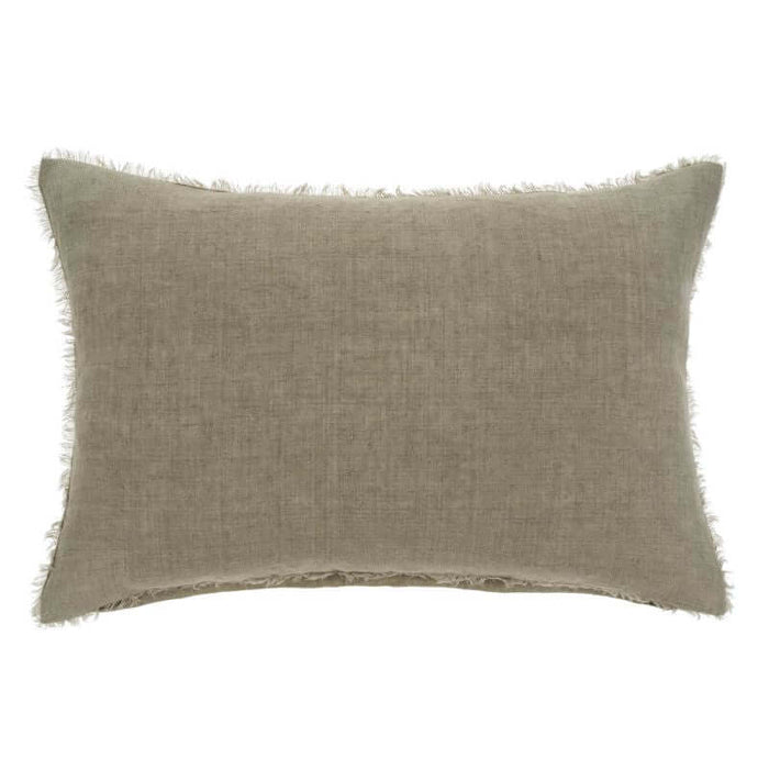 16x24 Lina Linen Pillow Sand - Sweatfully
