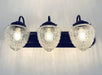 Antique Acorn Glass VANITY Light - 3 Sizes - Sweatfully