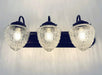 Bathroom Vanity Lighting Fixture of Antique Glass - Sweatfully