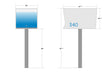 The Original UptownBox in ARCTIC WHITE - Modern Mailbox - Sweatfully