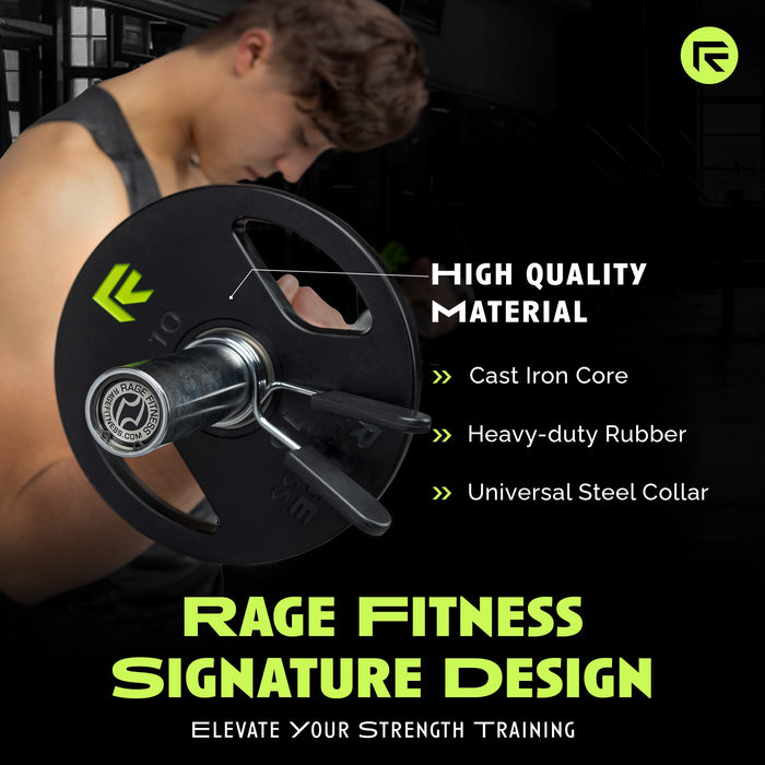 Rubber Coated Plates - Sweatfully