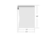 ButterFly Box in ARCTIC WHITE - Wall Mount Mailbox - Sweatfully