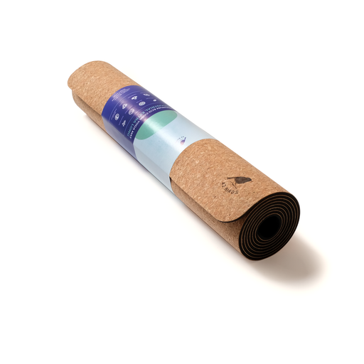 Extra Long Cork Yoga Industrial Mat “The Imperial Eagle” - Sweatfully