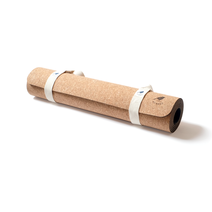 Extra Long Cork Yoga Industrial Mat “The Imperial Eagle” - Sweatfully