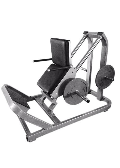 Power Leverage Incline Calf Raise - Muscle D Fitness - Plate Sotrage Pegs - Heavy Duty Bearings - Sweatfully