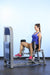 Dual Function Inner-Outer Thigh Combo - Muscle D Fitness - Seated - Adjustable - Pin Selectorized - Sweatfully