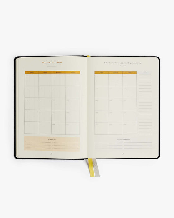 Productivity Planner - Black - Sweatfully