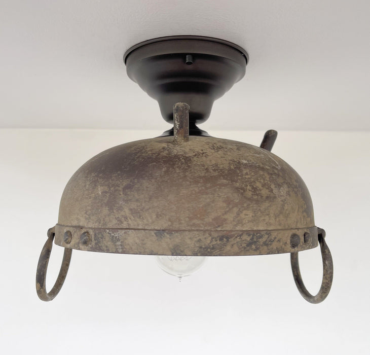 Iron Rustic Industrial Ceiling Light Fixture - Sweatfully