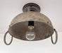 Iron Rustic Industrial Ceiling Light Fixture - Sweatfully