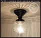Acorn Glass Flush Mount CEILING LIGHT - Sweatfully