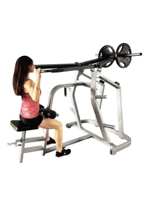 Power Leverage Iso Lateral Lat Pulldown - Muscle D Fitness - 11 Gauge Steel - Weight Storage Pegs - Sweatfully