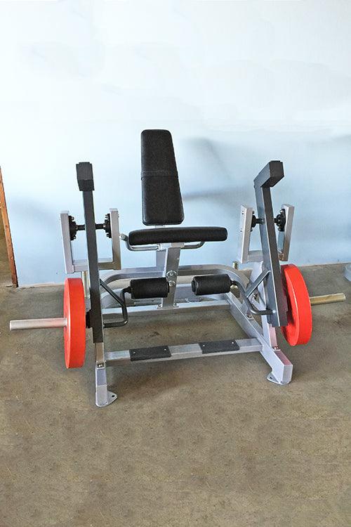 Power Leverage Iso Lateral Leg Extension - Muscle D Fitness - 11 Gauge Steel - Sweatfully
