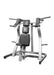 Power Leverage Iso Lateral Shoulder Press - Muscle D Fitness - Adjustable Seat - Weight Storage Pegs - Plate Load MIlitary Press - Sweatfully
