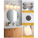 Jasper Gold Modern Frosted Glass 4-Light Bathroom Vanity Light - Sweatfully
