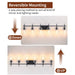 Jasper Modern Clear Glass 6-Light Bathroom Vanity Light - Sweatfully