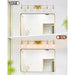 Jasper Modern Clear Glass 6-Light Bathroom Vanity Light - Sweatfully