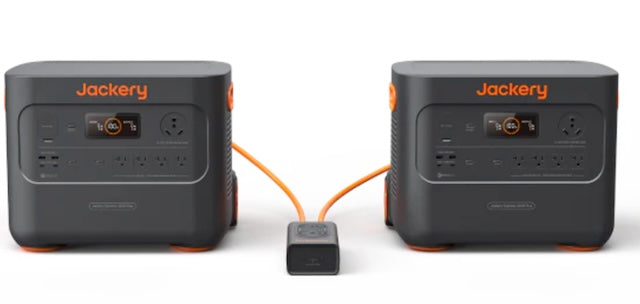 Jackery Explorer 2000 Plus Double Kit (4kWh): 2 x Jackery E2000 Plus + 1 Jackery Connect - Sweatfully