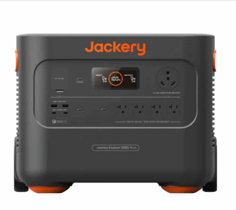 Jackery Explorer 2000 Plus Kit (4kWh):  Explorer 2000 Plus & Battery Pack 2000 Plus - Sweatfully