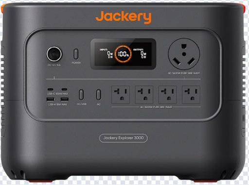 Jackery Explorer 3000 V2 Portable Power Station + 2*SolarSaga 200 (New) - Sweatfully