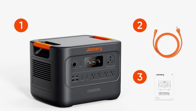 Jackery Explorer 3000 V2 Portable Power Station (New) - Sweatfully