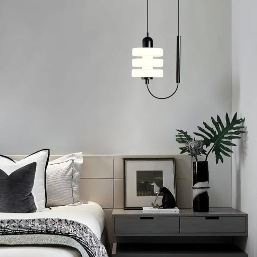 Japanese Minimalist Glass Pendant Light - Sweatfully