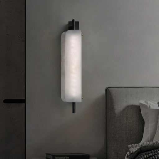 Jorge White Marble Wall Lamp - Sweatfully