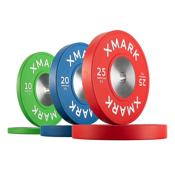XMARK Premium Competition Bumper Plates (KG), Sets and Pairs No Set - Sweatfully
