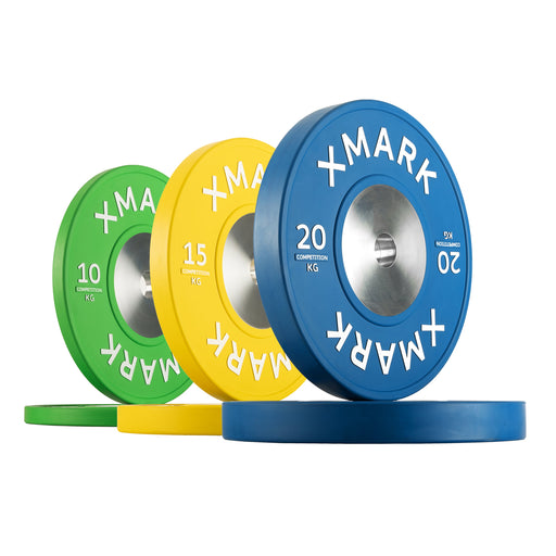 XMARK Premium Competition Bumper Plates (KG), Sets and Pairs No Set - Sweatfully