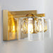 Kolt Chrome Modern 2-Light Bathroom Vanity Light - Sweatfully