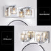 Kolt Chrome Modern 2-Light Bathroom Vanity Light - Sweatfully