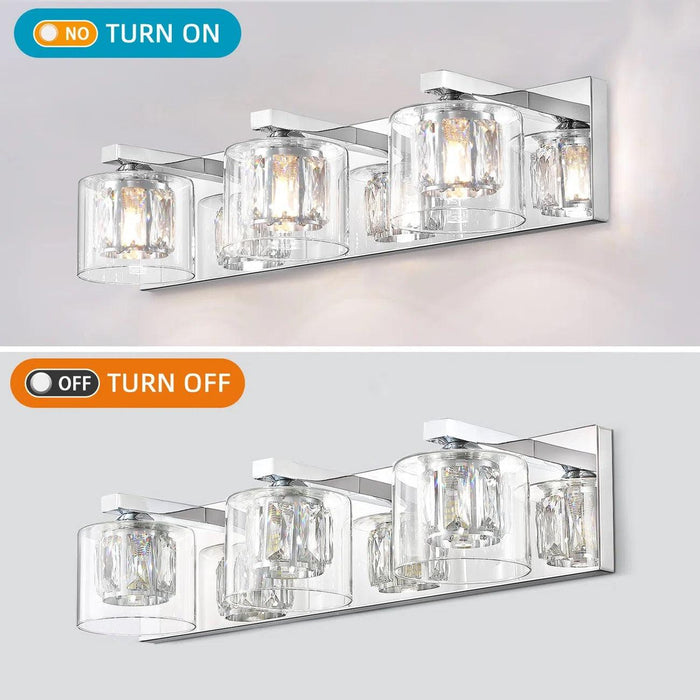 Kolt Modern 3-Light Bathroom Vanity Light - Sweatfully
