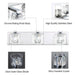 Kolt Modern 3-Light Bathroom Vanity Light - Sweatfully