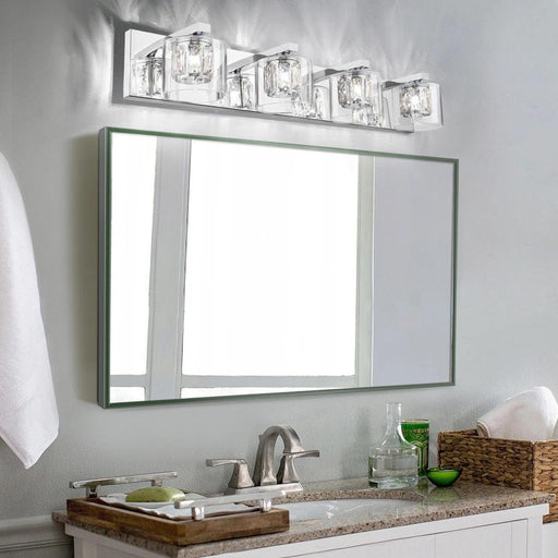 Kolt Modern 4-Light Bathroom Vanity Light - Sweatfully