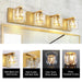 Kolt Modern 4-Light Bathroom Vanity Light - Sweatfully
