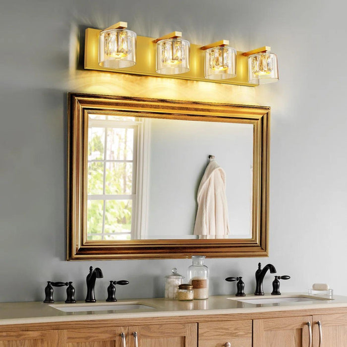 Kolt Modern 4-Light Bathroom Vanity Light - Sweatfully