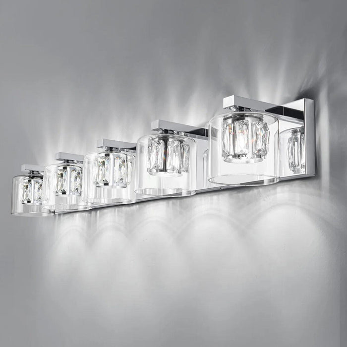 Kolt Modern 5-Light Bathroom Vanity Light - Sweatfully