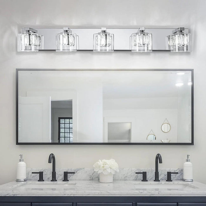 Kolt Modern 5-Light Bathroom Vanity Light - Sweatfully