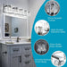 Kolt Modern 5-Light Bathroom Vanity Light - Sweatfully