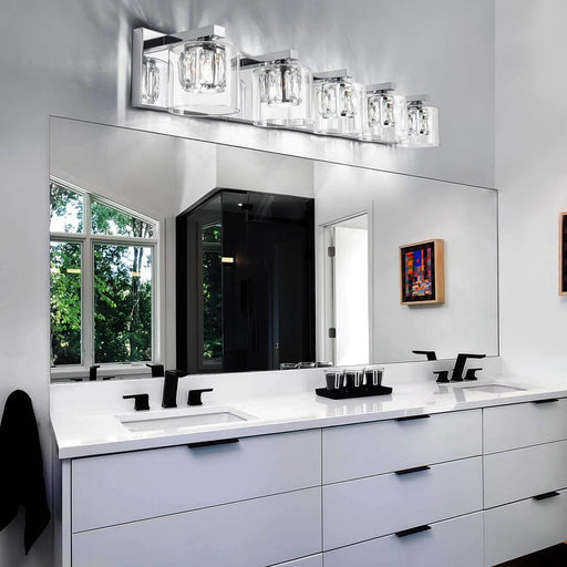 Kolt Modern 5-Light Bathroom Vanity Light - Sweatfully