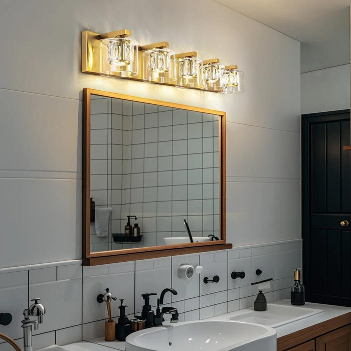 Kolt Modern 5-Light Bathroom Vanity Light - Sweatfully