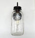 Vintage KERR Mason Jar Wall SCONCE Lighting Fixture - Sweatfully